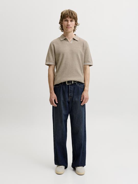 Produktbild Jack & Jones Jjegeorge Knit Split Neck Ss (XXL)