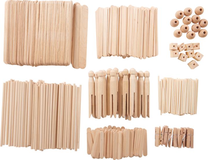 Produktbild Rayher Basic-Bastelbox Holz, 450 Teile