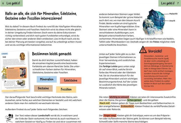 Nutritional values and ingredients Kosmos Welcher Stein ist das? Kindernaturführer (German, Rupert Hochleitner, 2023)