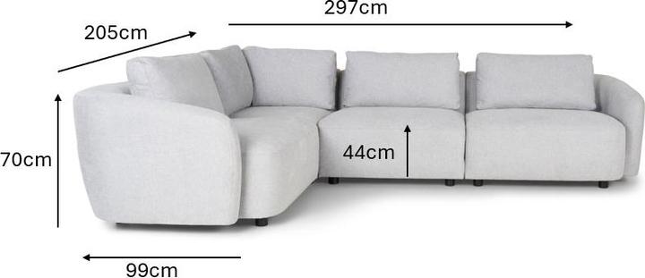 Actual product image Ebuy24 Ecksofa Bergen (Corner sofa)