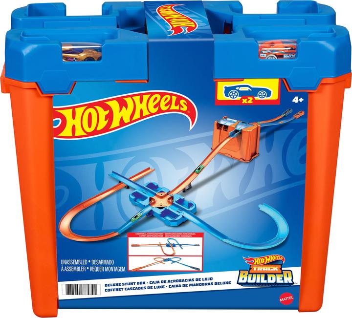 Actual product image Hot Wheels Track Builder Deluxe Stunt Box