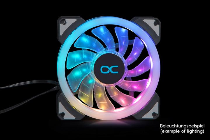 Image du produit Alphacool Cyclone de glace Aurora LUX Digital RGB (92x92x25mm) (92 mm, 1x)