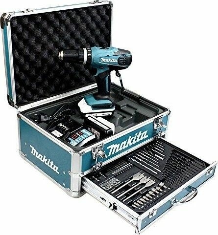Actual product image Makita HP457DWEX4 Set (Rechargeable battery operated)