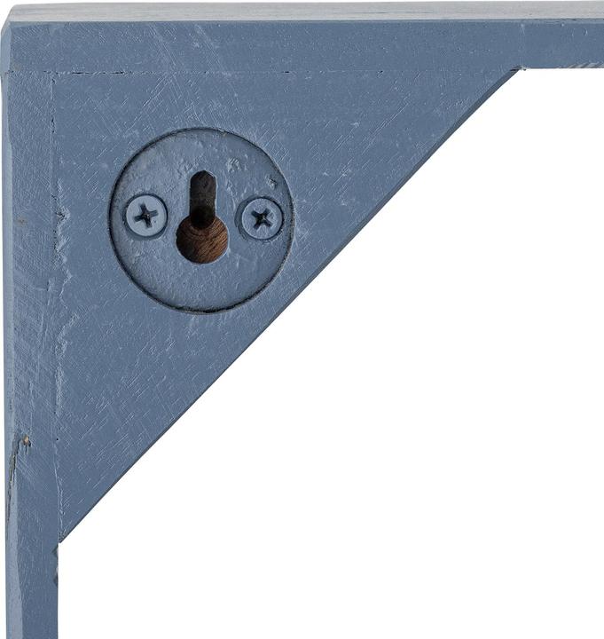 Actual product image Creative Collection - Bekka Shelf - Blue - Reclaimed Wood (70 x 10 x 70 cm)