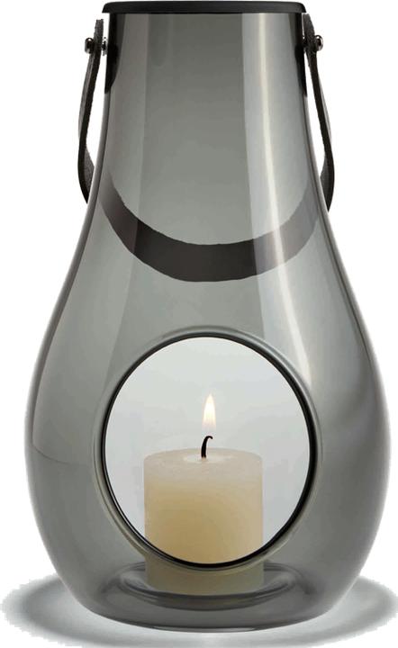 Holmegaard Windlicht Laterne DWL Smoke grau