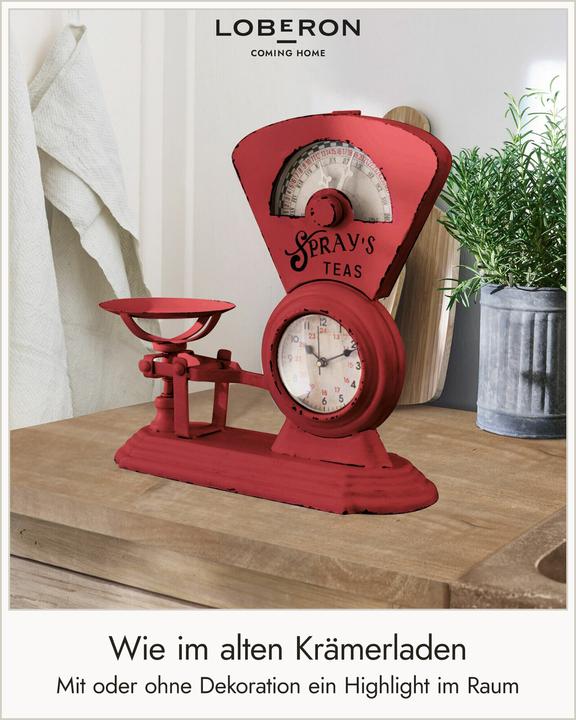 Immagine prodotto Loberon Orologio Bilance rosso antico