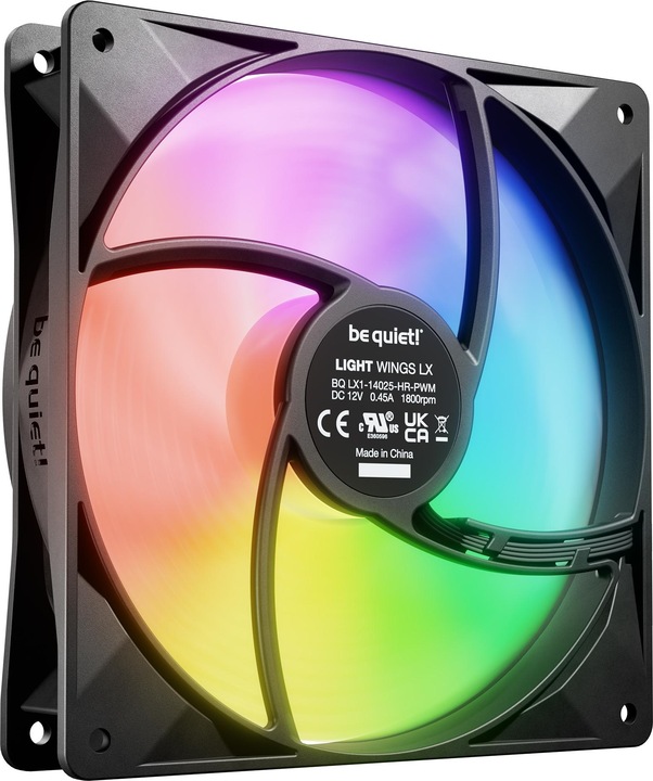 Actual product image be quiet! LIGHT WINGS LX 140mm PWM high-speed (140 mm, 1 x)