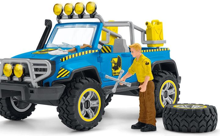 Actual product image Schleich Off-road vehicle with Dino outpost
