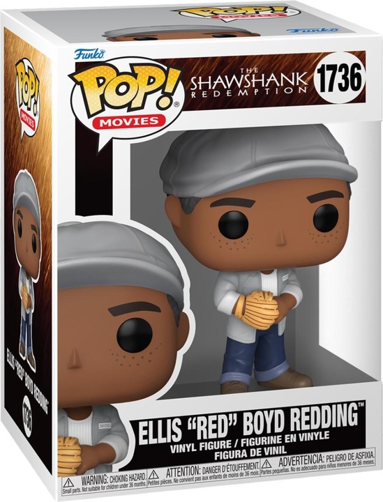 Immagine prodotto Funko La redenzione di Shawshank POP! figura in vinile di Ellis 'Red' Boyd Redding 9 cm