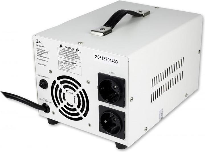 Produktbild Volt Polska Stabilizator napiecia AVR PRO 3000VA 3% SERVO (3000 VA, 3000 W, Line-Interaktiv USV)