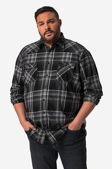 Immagine prodotto John F. Gee Karohemd, Langarm, Kentkragen, Modern Fit (4XL)