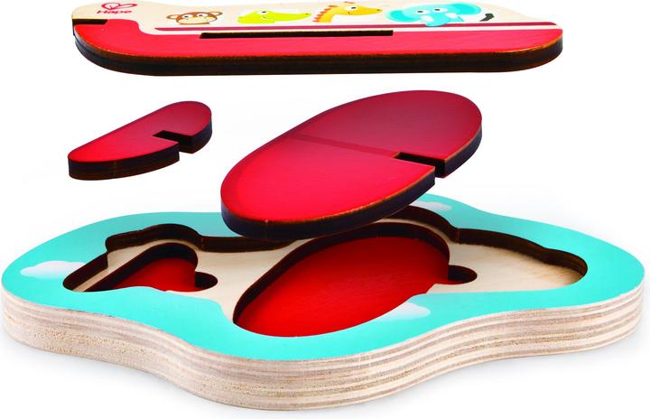 Actual product image Hape 3D airplane puzzle (4 pieces)