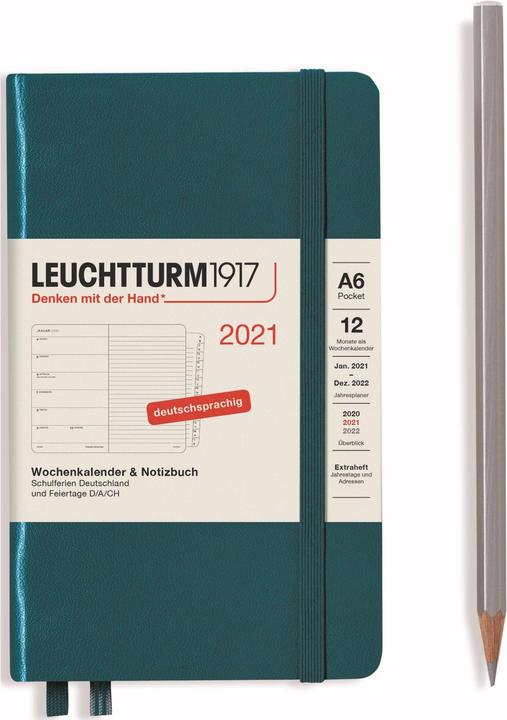 Produktbild Leuchtturm1917 Wochenkalender und Notizbuch (A6, 1 Woche / 1 Seite)