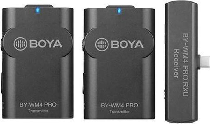 Actual product image Boya Microphone BY-WM4 Pro K6 Lavalier x2 Wireless USB-C