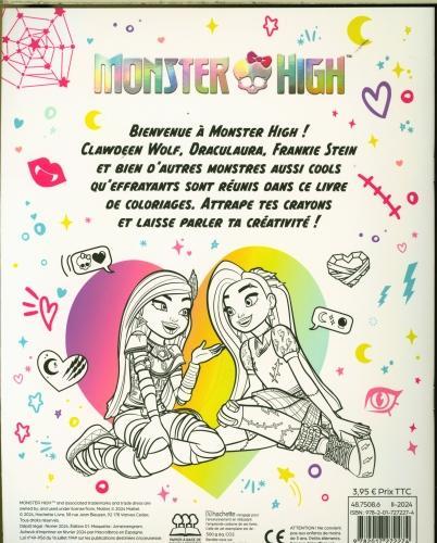 Image du produit Monster High : coloriages extraordinaires (Français, Collectif, 2024)