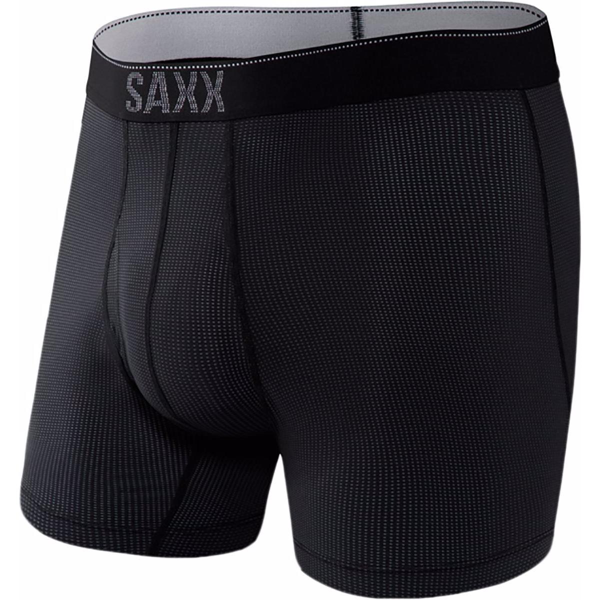 SAXX Underwear, Herren, Funktionsunterhose, Quest Boxer (M), Schwarz, M