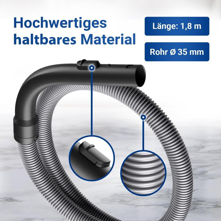 Actual product image Vioks Staubsaugerschlauch mit Handgriff für Miele Bodenstaubsauger