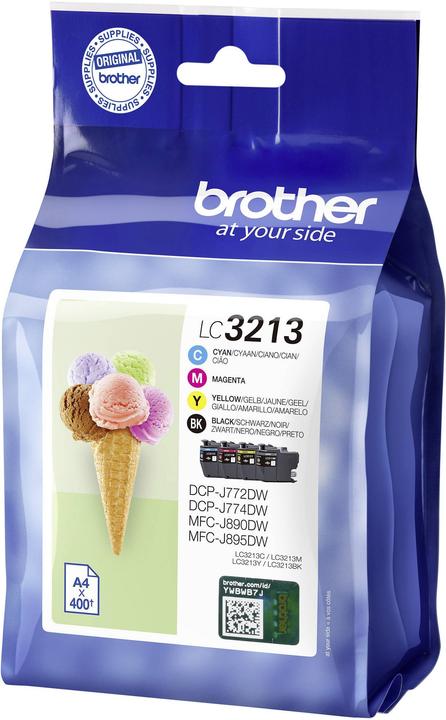 Actual product image Brother LC-3213 Value Pack (M, C, Y, FC)