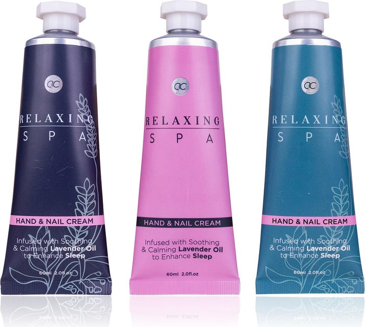 Produktbild Accentra Hand- & Nagelcreme RELAXING SPA in Tube, 60ml, 3 Motive sortiert, angereichert mit Lavendelöl, Duft: (60 ml)