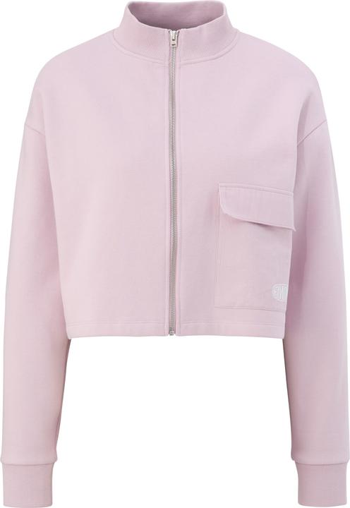 Produktbild s.Oliver Sweatshirt Jacke Sweatjacke im Boxy Fit (L)