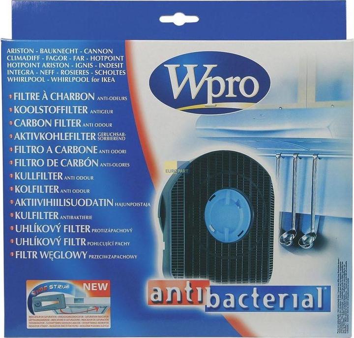 Actual product image WPRO DKF42 antibacterial activated charcoal filter, 481281718522 - CHF200/1 - 484000008577