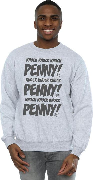 Actual product image Dam Mens Sheldon Knock Knock Penny Cotton Sweatshirt (M)