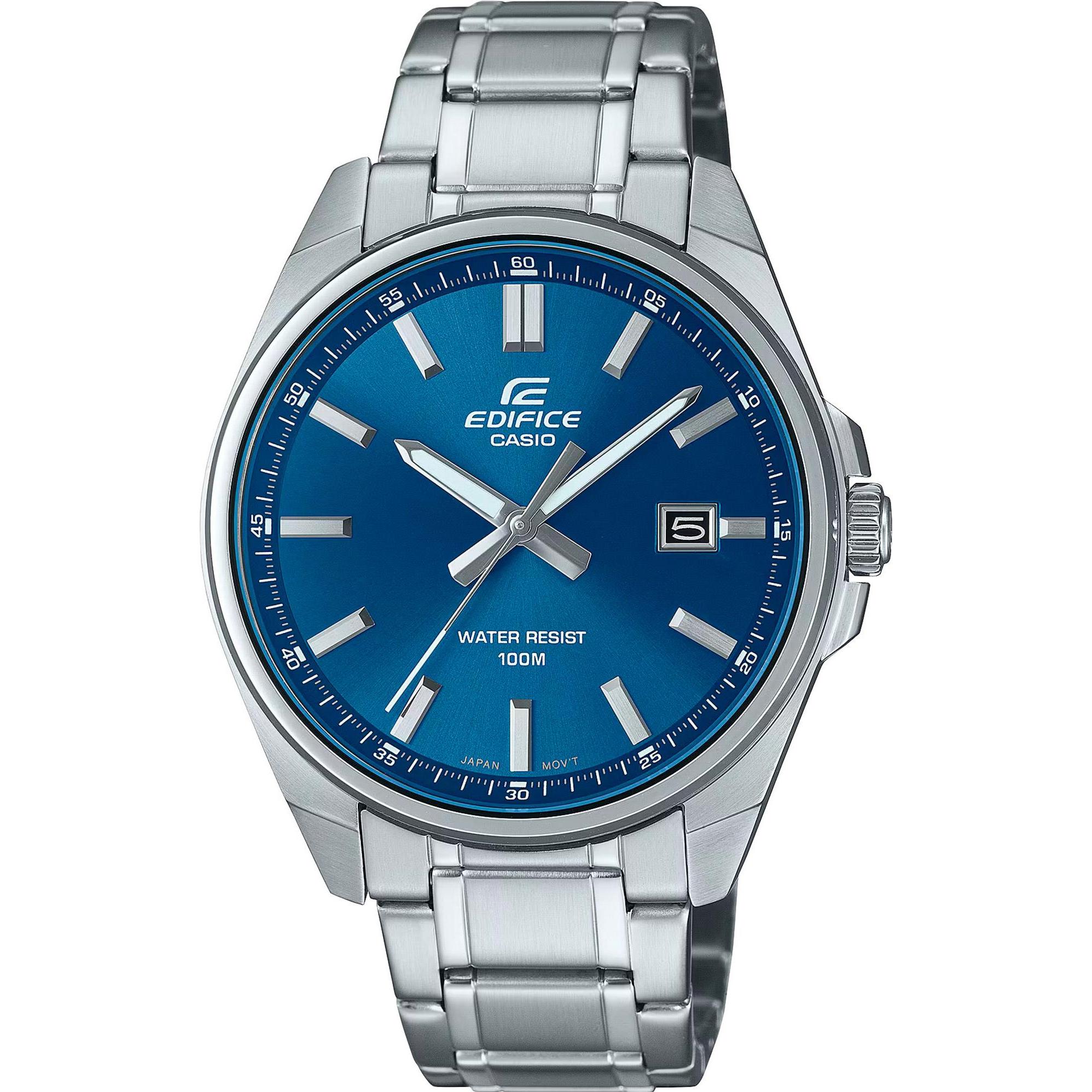 Casio, Armbanduhr, EFV-150D-2AVUEF, Silber, (Chronograph, 43 mm)
