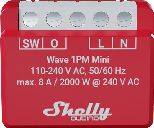 Produktbild Shelly Wave 1PM Mini EU LR (Schaltaktor)