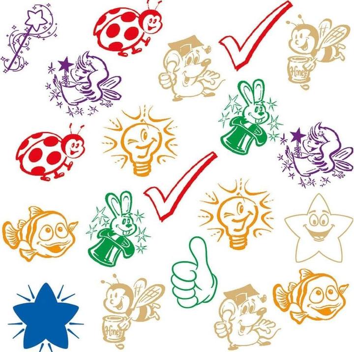 Produktbild Colop Motivstempel Stern, Blau