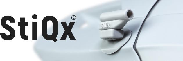 Immagine prodotto StiQx Portaocchiali magnetico, grigio, taglia S (circonferenza tempia 10-17 mm)