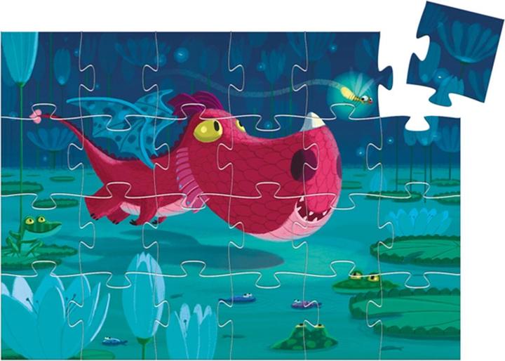 Image du produit Djeco Puzzle Edmond le dragon (24 pièces)