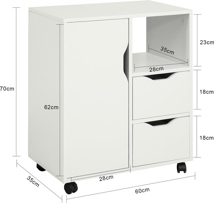 Actual product image SoBuy Gabriel (60 x 70 x 35 cm)