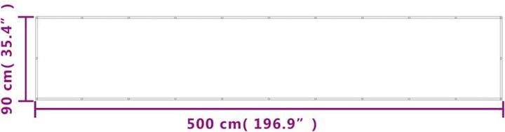 Produktbild vidaXL Balkon Sichtschutz