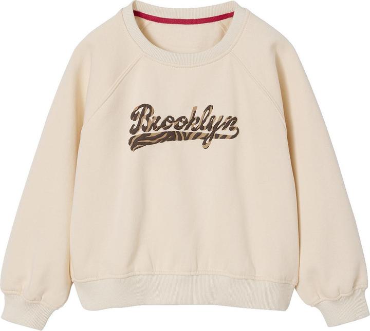 Produktbild Vertbaudet Mädchen-Sweatshirt mit Brooklyn-Print und Zebramuster (128)