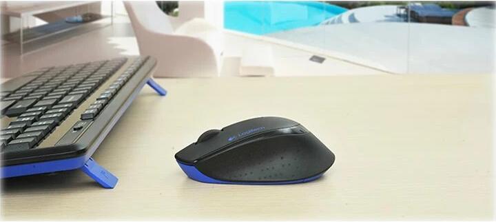 Produktbild Logitech Funkset MK345 - US INTL - 2,4 GHz - INTNL (Eng. Int., Kabellos)