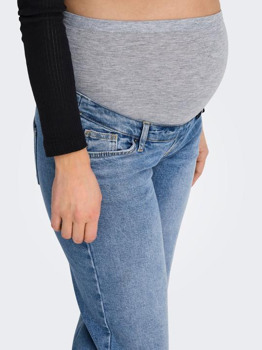 Actual product image Only Maternity OLMJUICY Hohe Taille Gerade geschnitten Jeans Jeans mit weitem Bein (30)