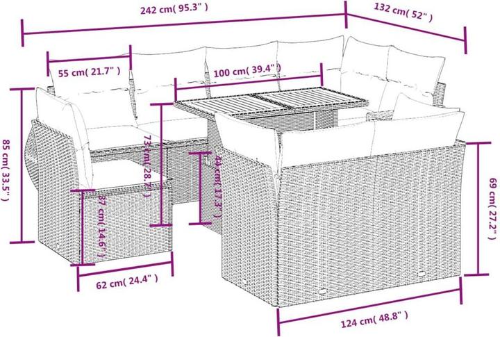 Produktbild vidaXL Hendrix