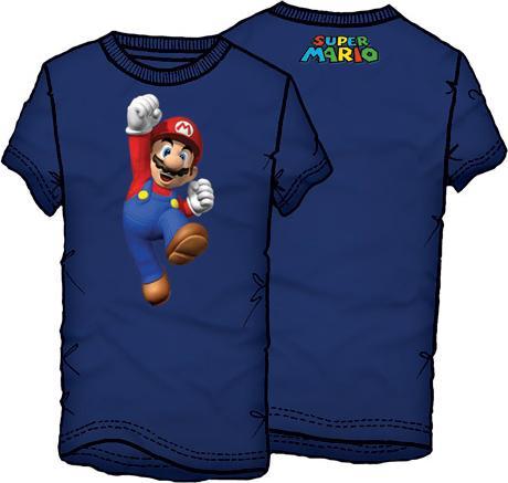 Actual product image Super Mario Bros. Fashion & Building Supermario Jumping T-Shirt Size XXL (XXL)