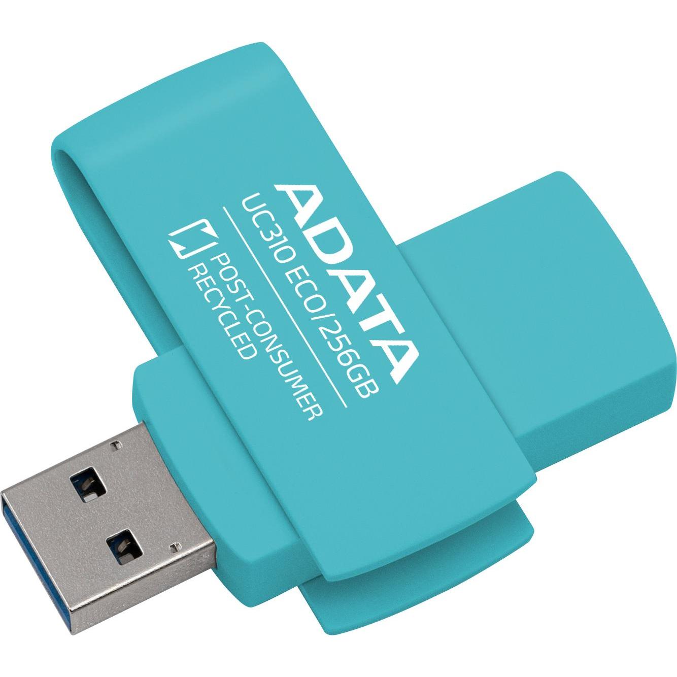 Thumbnail - Adata UC310 ECO 256 GB (gr?n, USB-A 3.2 Gen 1) (256 GB, USB-A), USB Stick, Grün