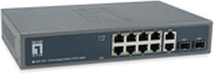 Immagine prodotto LevelOne Switch 10x GEP-1221 2xGSFP 8xPoE (12 porte)