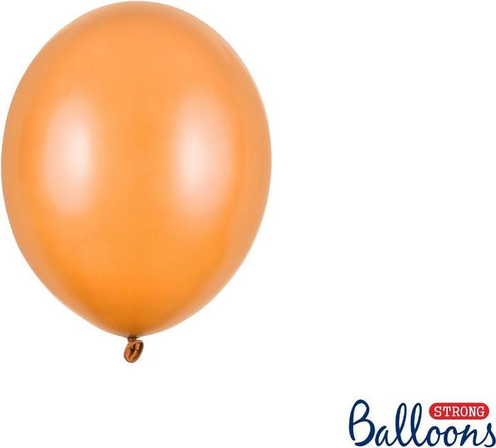 Produktbild Partydeco Luftballons 12cm Mandarine metallic (100Stk) (100 x)