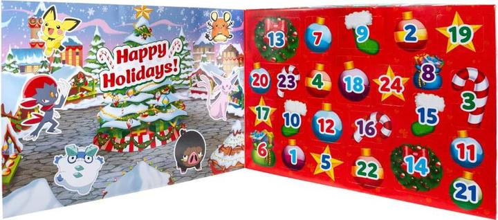 Actual product image Pokémon Advent calendar 24