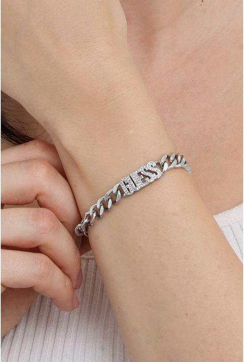 Actual product image Guess Arm Party JUBB04222JWRH timeless steel bracelet - Length: 18.5 cm (18.50 cm, Stainless steel)