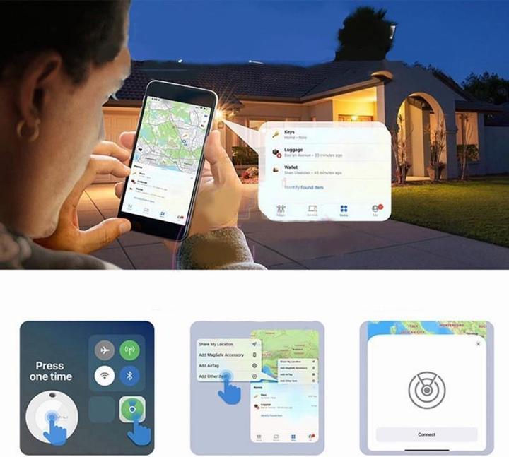 Produktbild Remax RT-G2302 WEISSER ETIKETT-LOCATOR (Android, iOS)