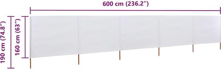 Produktbild vidaXL Windschutz (160 cm)