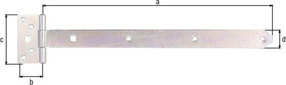 Produktbild Alberts Kreuzgehnge Typ 124 leicht, 400 x 33 mm galv. verzinkt, dickschichtpassiviert (1 Stk.)