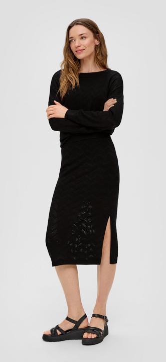Actual product image S.Oliver Rock Midirock mit Strickmuster (40)