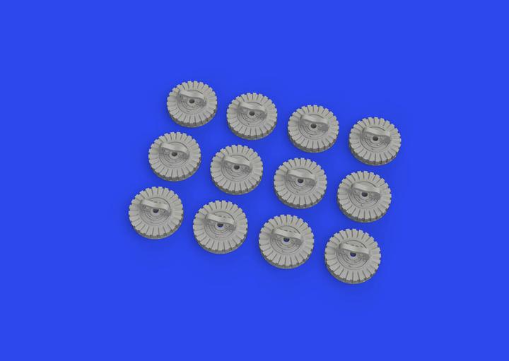 Actual product image Eduard Lewis 47-cartridges ammo magazines PRINT 1/48