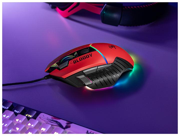 Produktbild A4Tech Mouse BLOODY W95Max USB Sports Red (Kabelgebunden)
