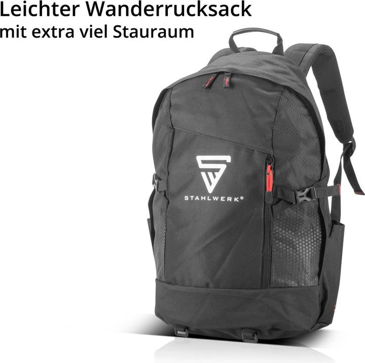 Immagine prodotto Stahlwerk Zaino da trekking leggero 35 litri Zaino da trekking Outdoor (35 l)